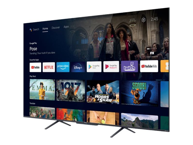 TCL 55C721 - 55" QLED Smart TV - 4K UHD (2160p) HDR Android TV