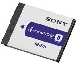 Sony InfoLithium NP-FD1 - Li-Ion 680 mAh Battery - for Cyber-shot DSC Series