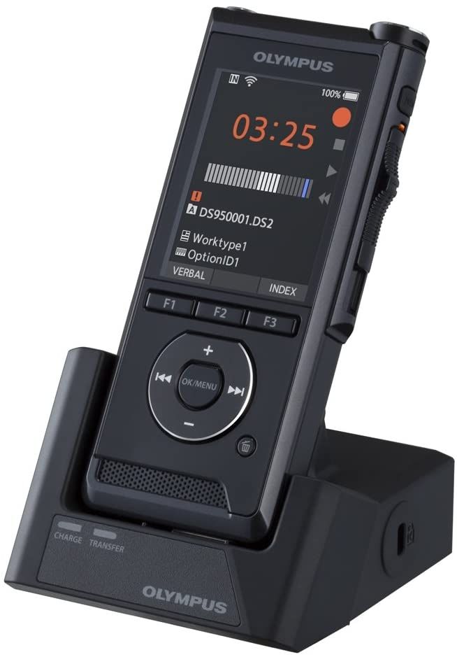Enregistreur vocal numérique Olympus DS9500 avec logiciel ODMS R7 - Noir