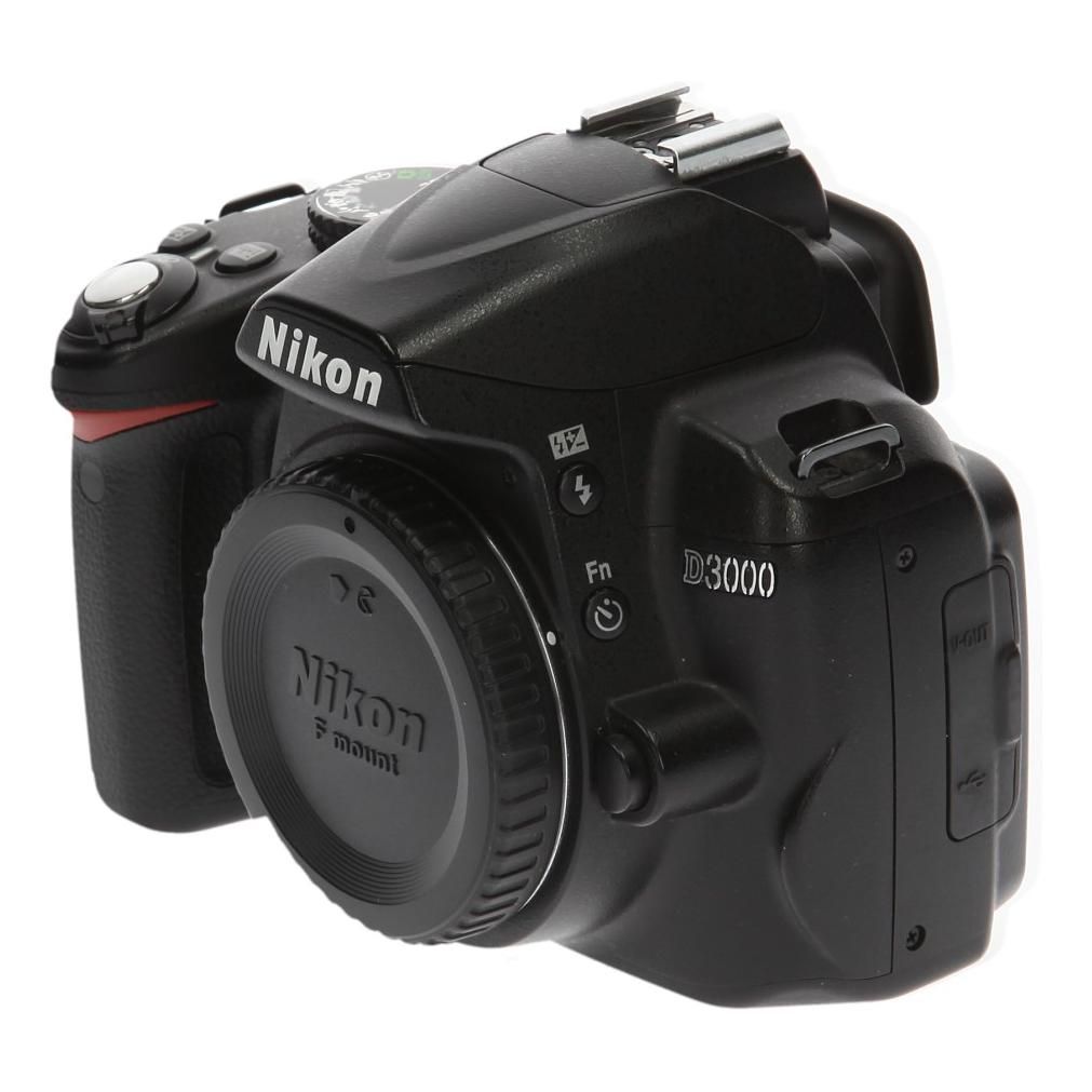 Nikon D3000 Digital Camera, Black