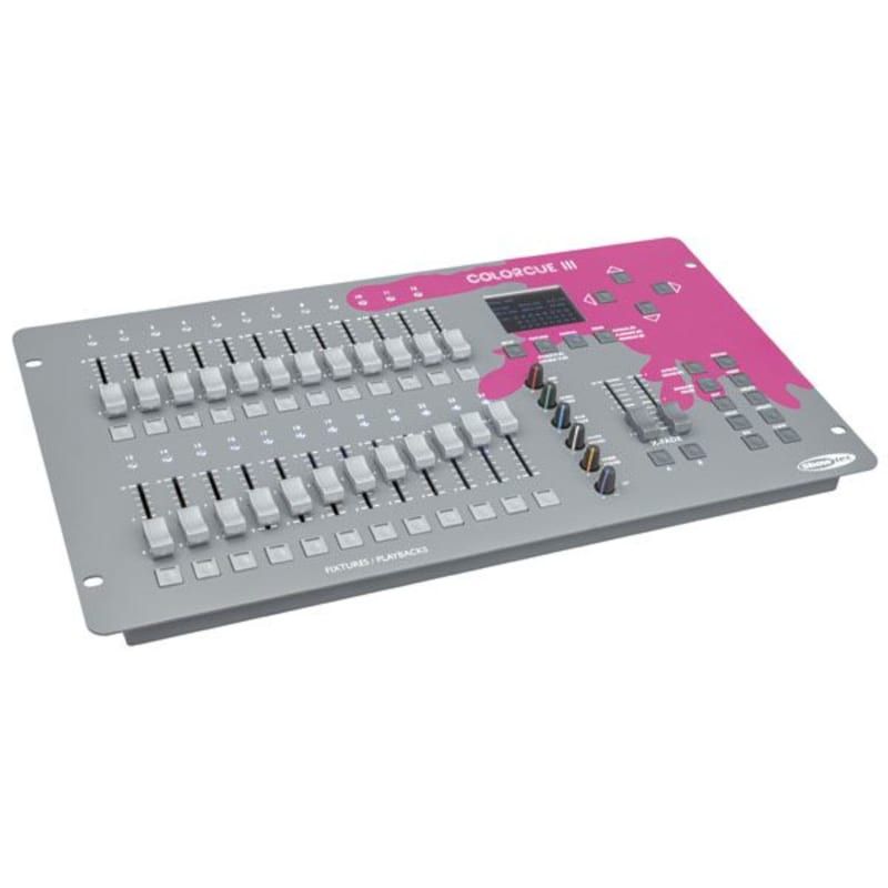 Showtec ColorCue 3 DMX Controller (Size: 1U, Color: Black, Capacity: 512 Channels)