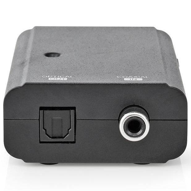 Nedis ACON2505BK Audio Converter Coaxial to Toslink
