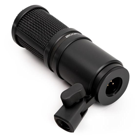 Zoom ZDM-1 - Dynamic Microphone with Large Membrane - Supercardioid Directionality - XLR - Swivel Stand and Microphone Foot Adapter