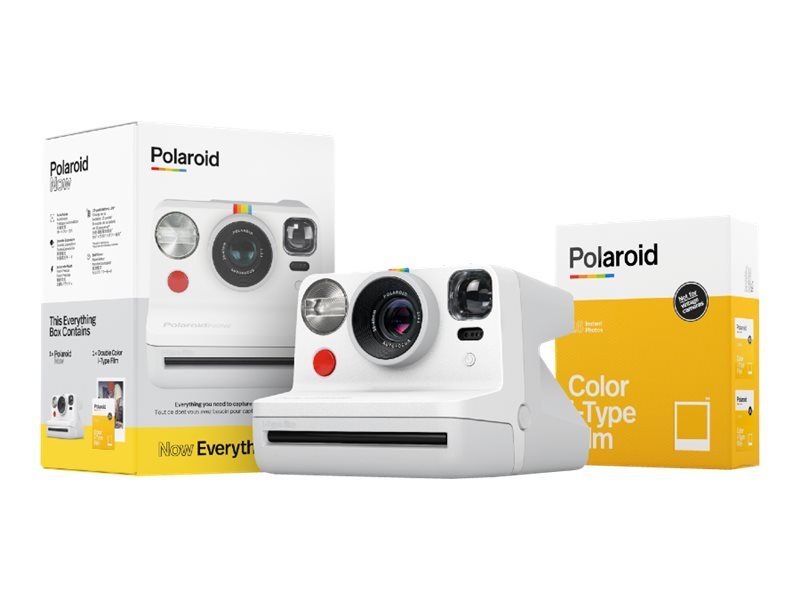 Polaroid Now Instant Camera - White (Type 600 / Type I)