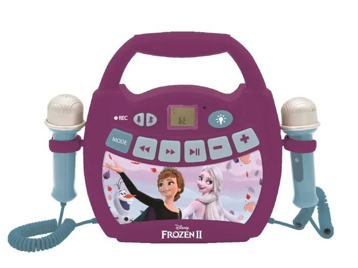 Lexibook Frozen Bluetooth Speaker - Effects, Microphones, Rechargeable Battery