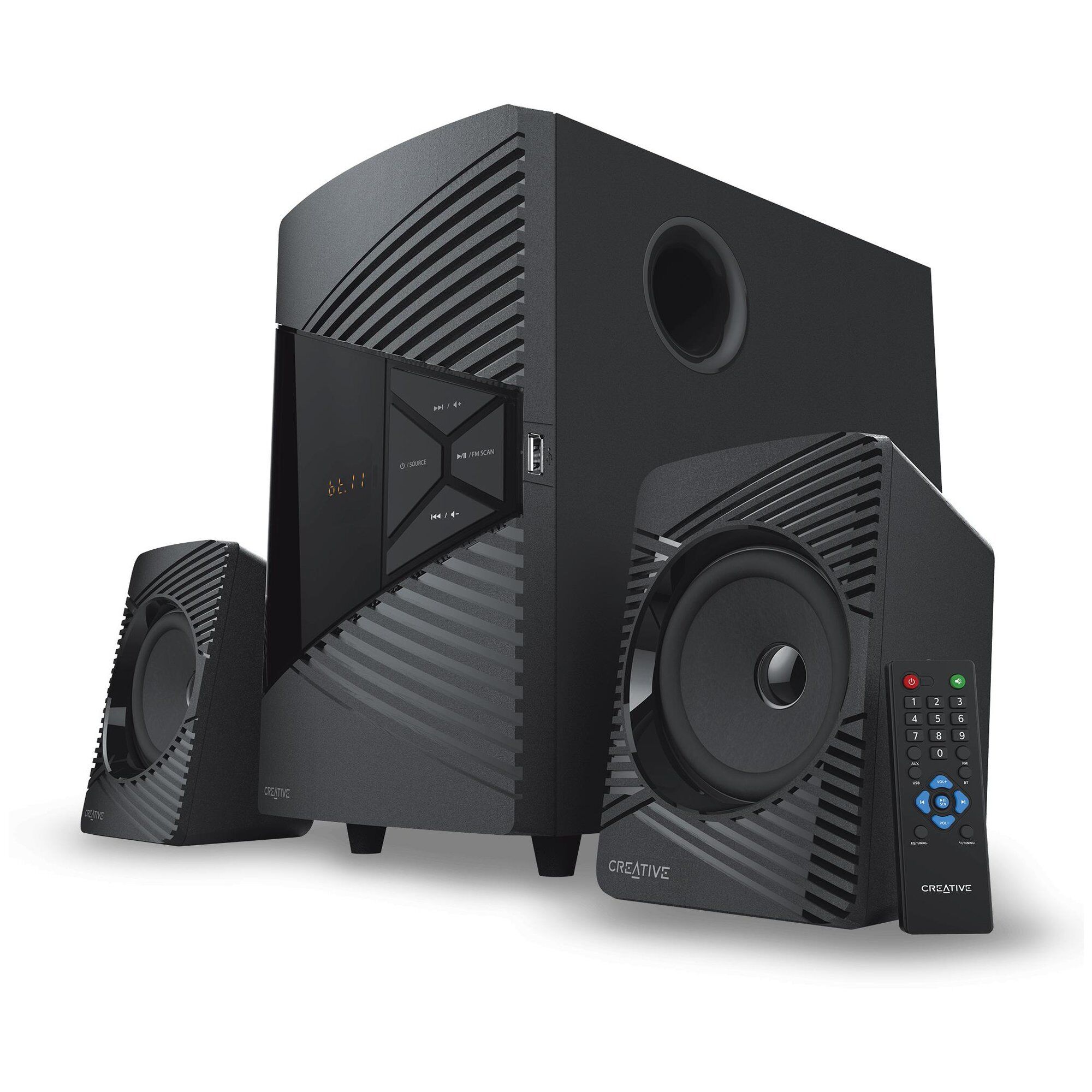 Creative Technology SBS E2500 30W Universal Speaker System - Black 2.1 Channel Bluetooth