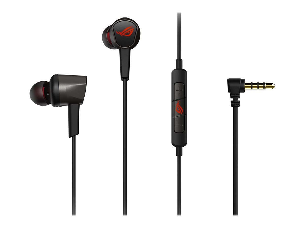 Asus ROG Cetra II Core Headphones with Microphone - In-ear - Wired - 3.5mm Jack - Black