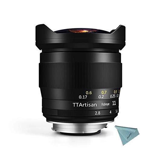 TTArtisan F2.8 Ultra-Wide Fisheye Lens for Sony E, Nikon Z, Canon EOSR, and Leica L Mount (11mm Mount)
