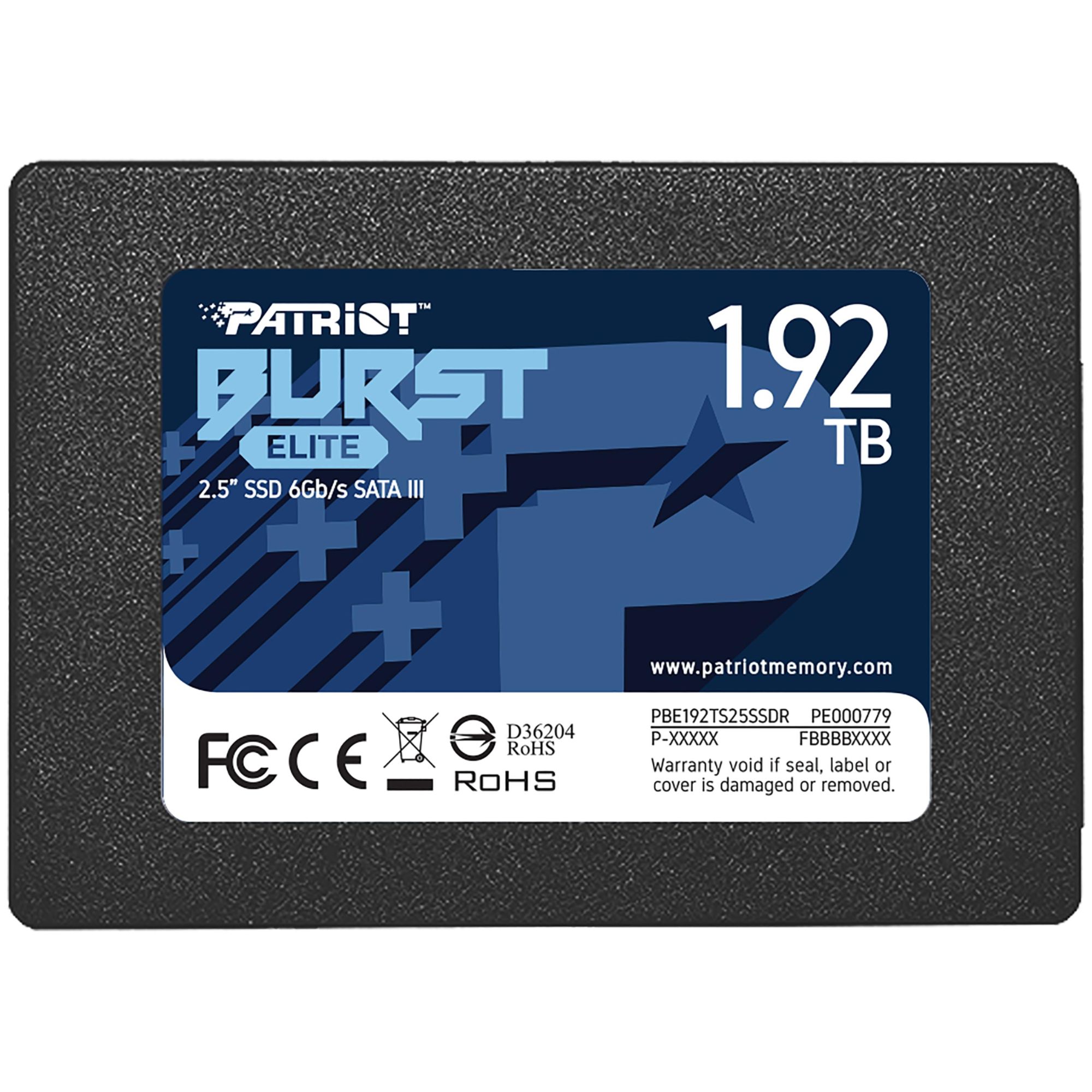 Patriot Memory Burst Elite 1.92TB 2.5" SATA III SSD