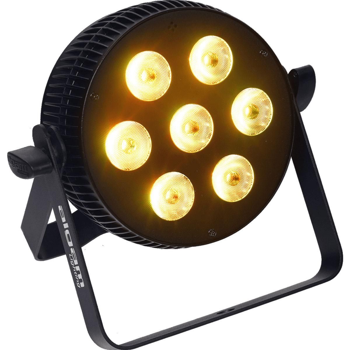 Algam Lighting Lal Slimpar-710-Hex - 7x10W RGBWAU LED Projector