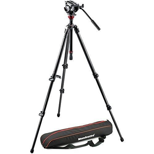 Manfrotto MVH500AH + 755CX3 Tripod Kit with Integrated Head and Black Bag