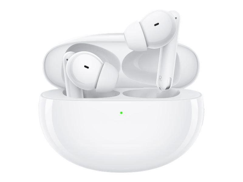 OPPO Enco Free2 White - Wireless Earbuds, Active Noise Cancellation up to 42dB, Crystal-Clear Calls, Co-calibrated with Dynaudio, Up to 30hr Battery Life