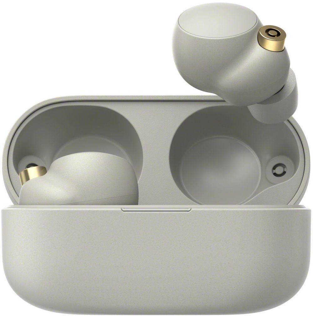 Sony WF-1000XM4 Wireless Earbuds with Microphone - Silver