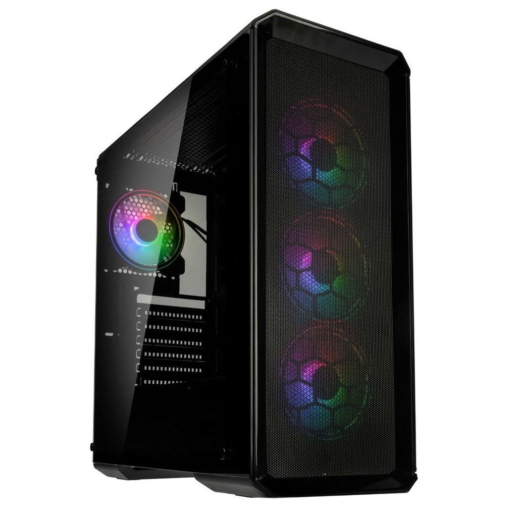 Kolink Levante V2 ARGB Midi Tower Case, Black