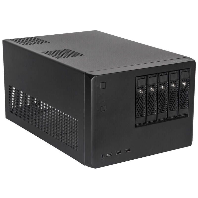 SilverStone SST-CS351 - Mini Tower Case - Black