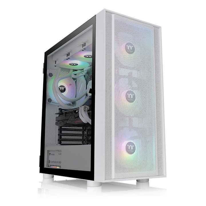 Thermaltake H570 RGB Mid-Tower ATX Case - White