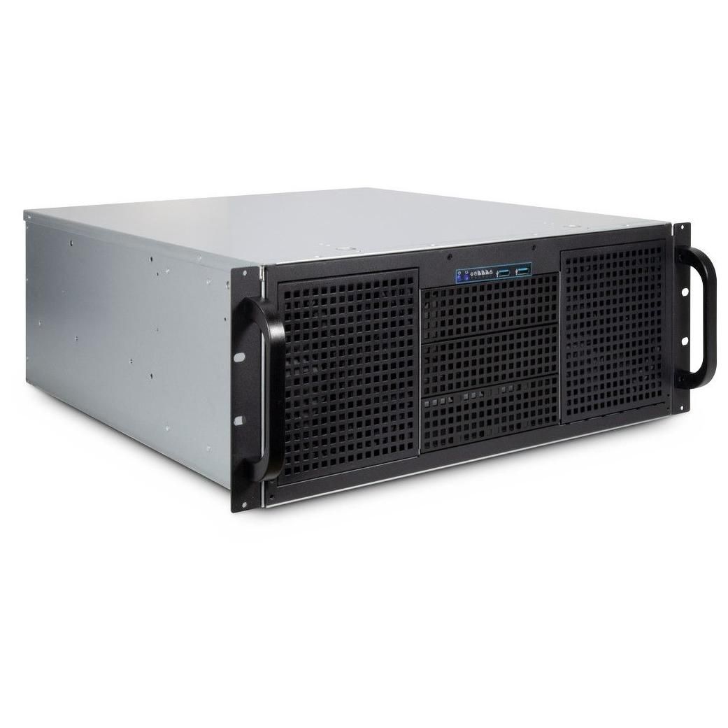 Inter-Tech 4U 40248 Rack Mount, Black/Gray