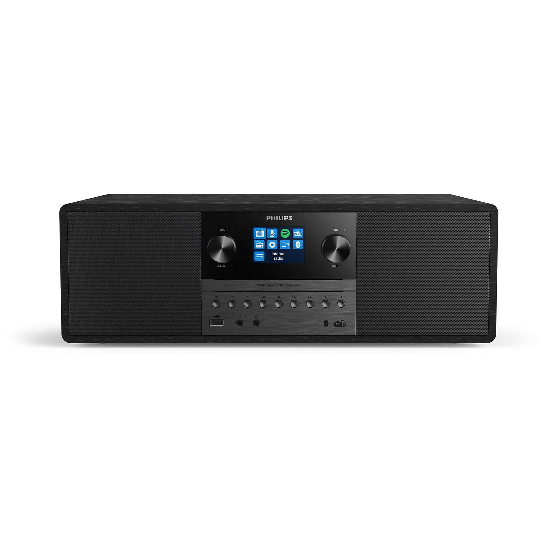 Philips Home Audio System TAM6805/10, 50W, Black
