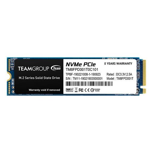 Team Group MP33 Pro M.2 1TB PCI Express 3.0 NVMe SSD