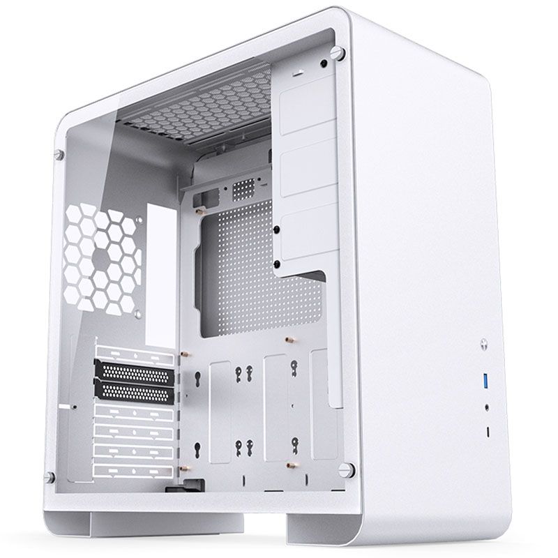 Jonsbo U4 Pro Mid-Tower Case, Tempered Glass - White