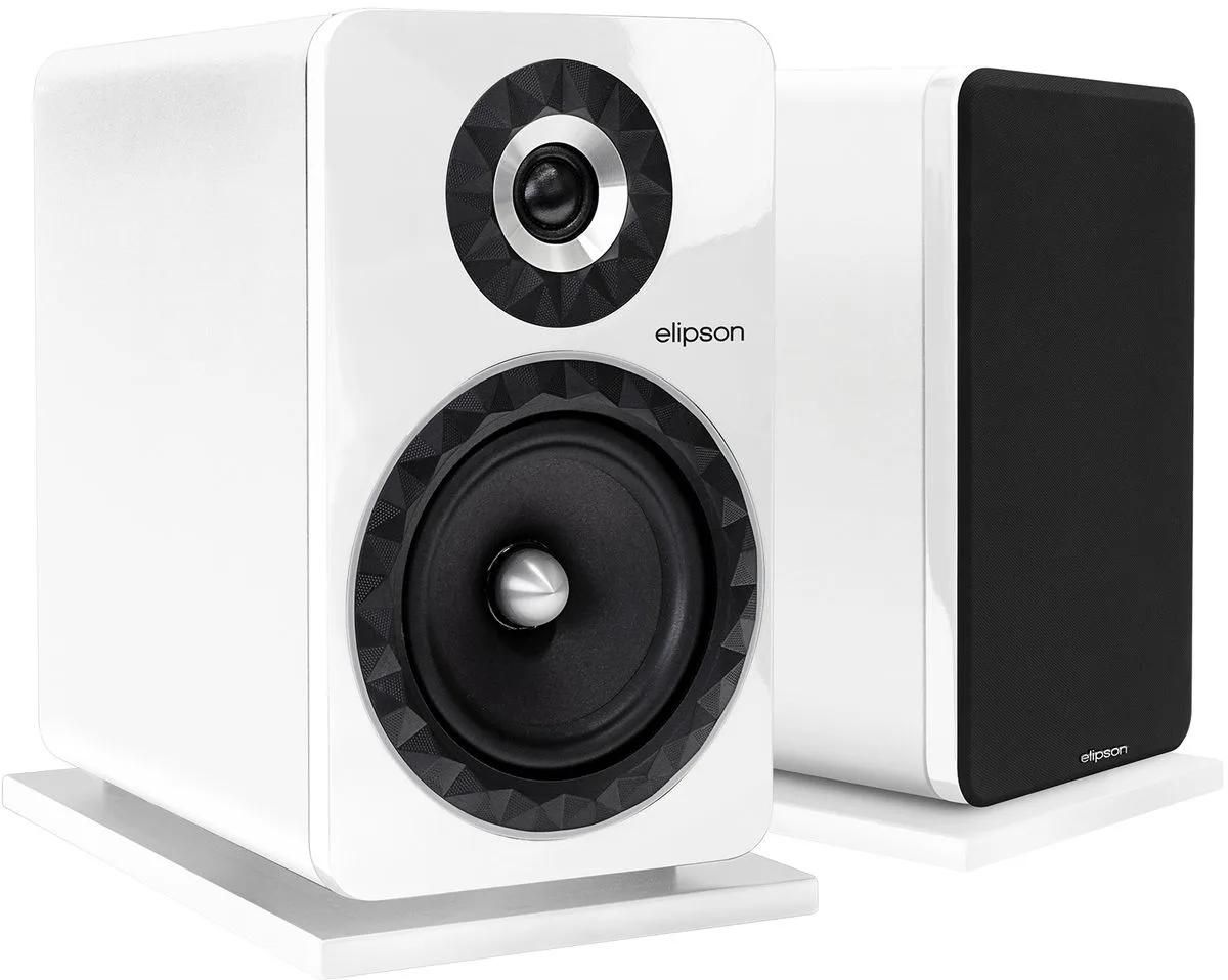 Elipson Prestige Facet 8B Bookshelf Speaker - White