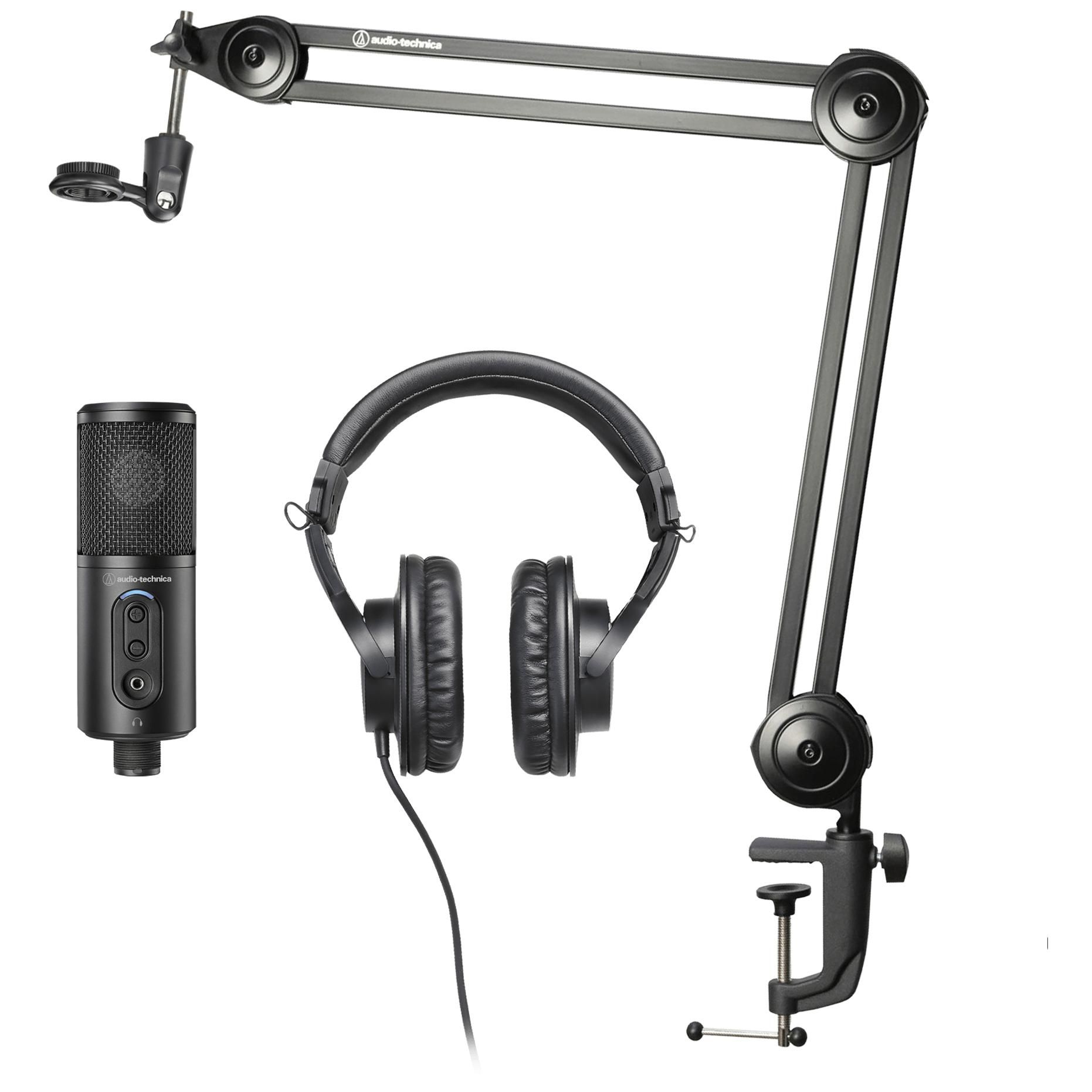 Pack Audio-Technica Creador Micrófono para PC - Negro