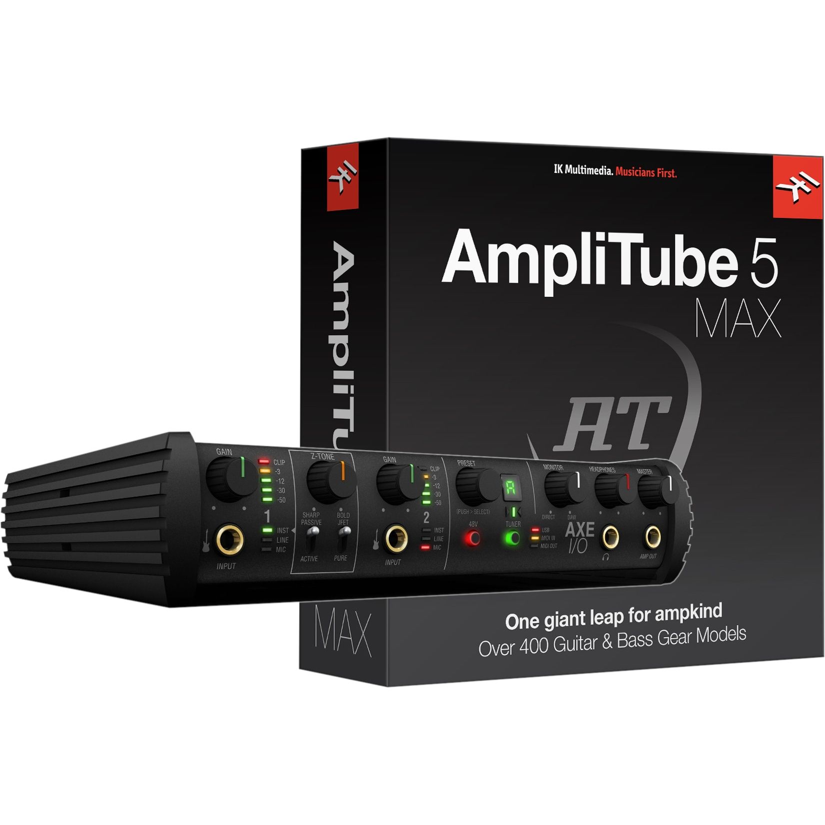 IK Multimedia Axe I/O with Amplitube 5 MAX Bundle