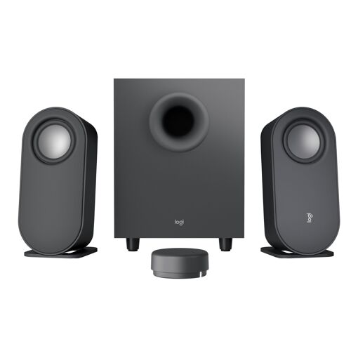 Système audio Logitech Z407 - Sans fil - Canal 2.1 - Pour ordinateur - 40 Watt - Gris graphite