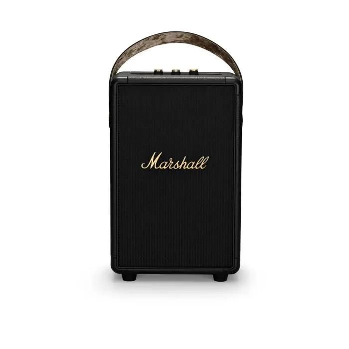 Marshall Tufton Speaker - Wireless Bluetooth 3-Way Speaker - Black and Brass