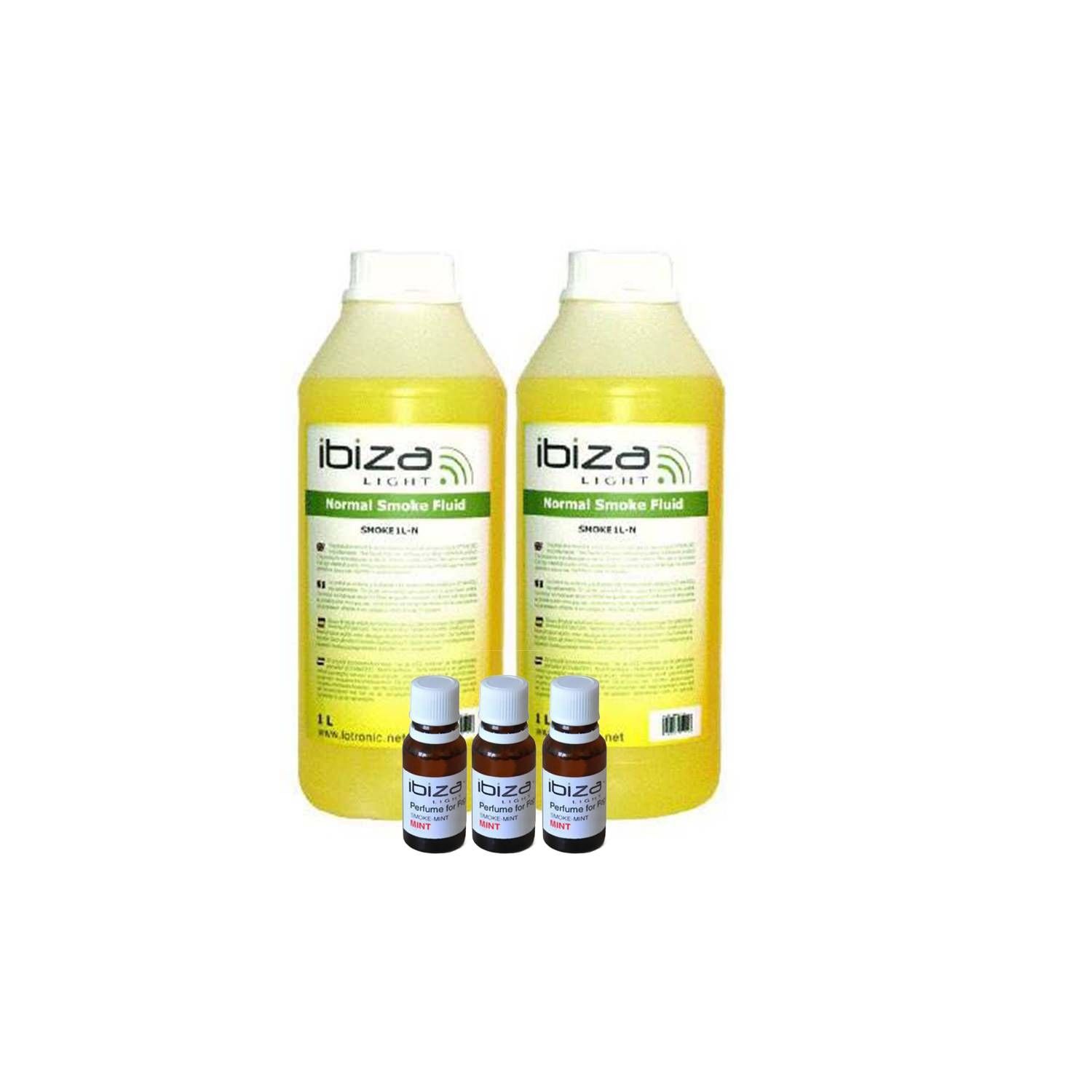 Ibiza Light 2L Smoke Liquid - 3 Scented Varieties (Tropical/Mint/Red Fruits)