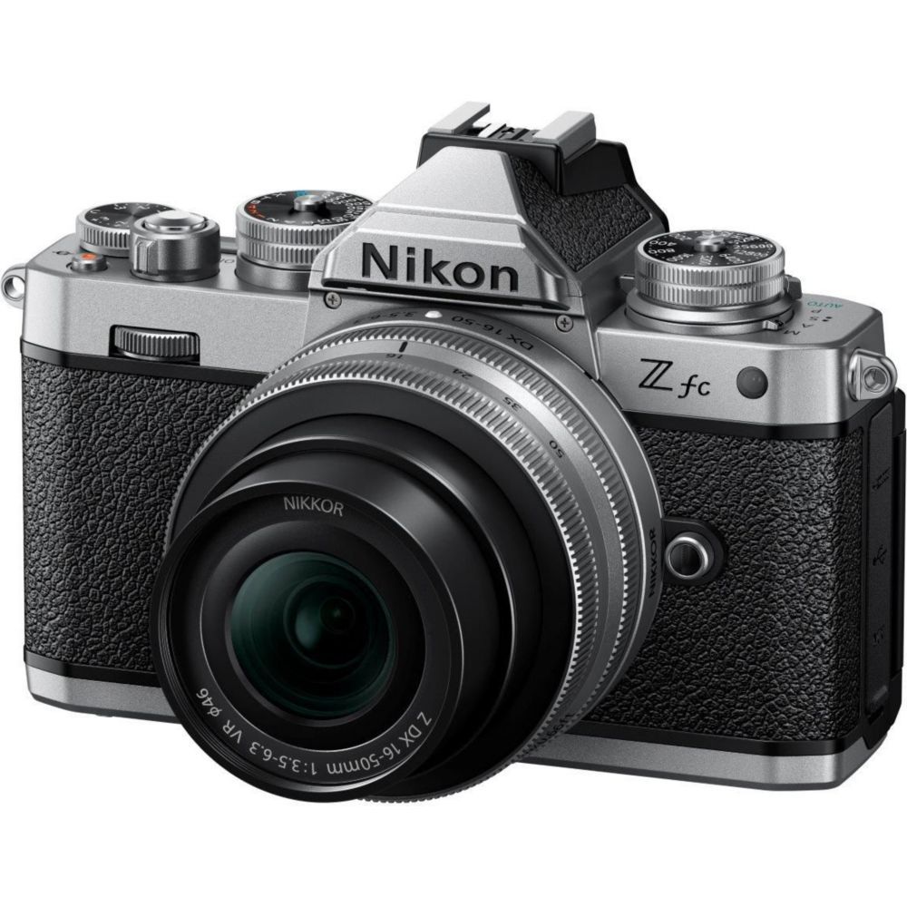 Nikon Z fc + DX 16-50mm f/3.5-6.3 VR Silver Camera Kit