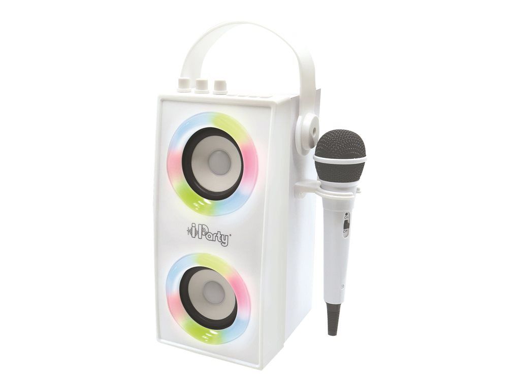 Lexibook iParty BTP180Z - Enceinte portable Bluetooth - Blanc