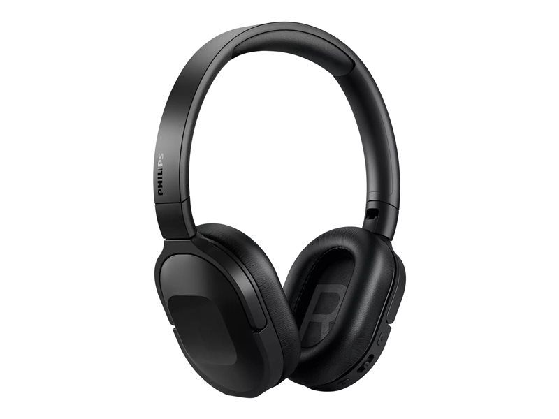 Philips TAH6506BK - Bluetooth Headphones with Microphone - Active Noise Cancellation - 3.5mm Jack - Black