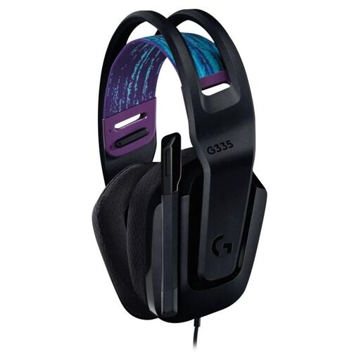 Auriculares gaming cableados Logitech G335 - Auricular con micrófono - Circunaurales - Cableado - Conector de 3,5 mm - Negro - Certificado Discord