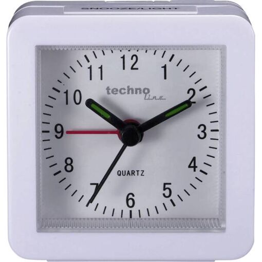 Réveil à quartz Technoline - Blanc