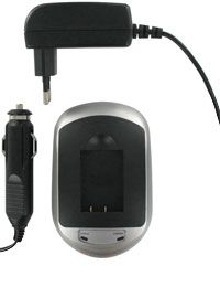 Nikon EN-EL11 Charger by AboutBatteries (Silver, 220V + Cigar Lighter)