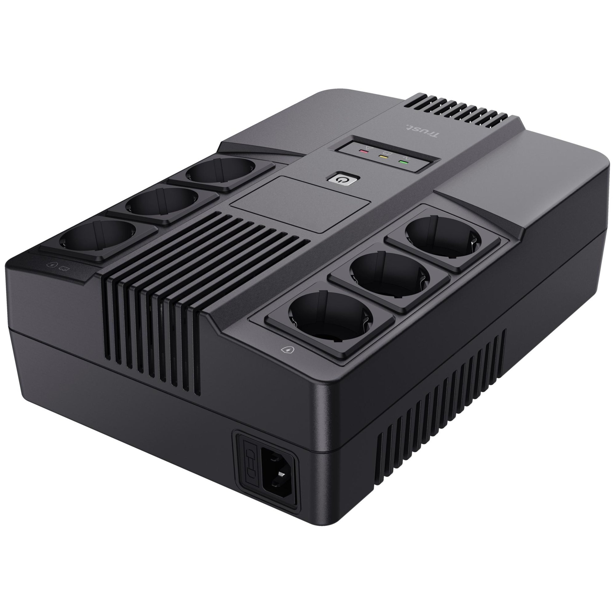 Trust Maxxon 0.8kVA UPS with 800VA Battery - 6 AC Outlets