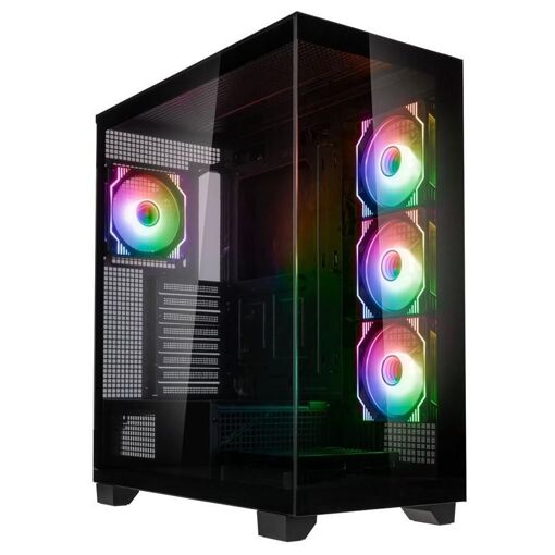 Torre mediana Kolink Arena ARGB Negro
