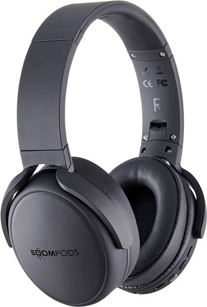 Boompods ANC Bluetooth Headpods (Black, Size: Medium, Color: Black)