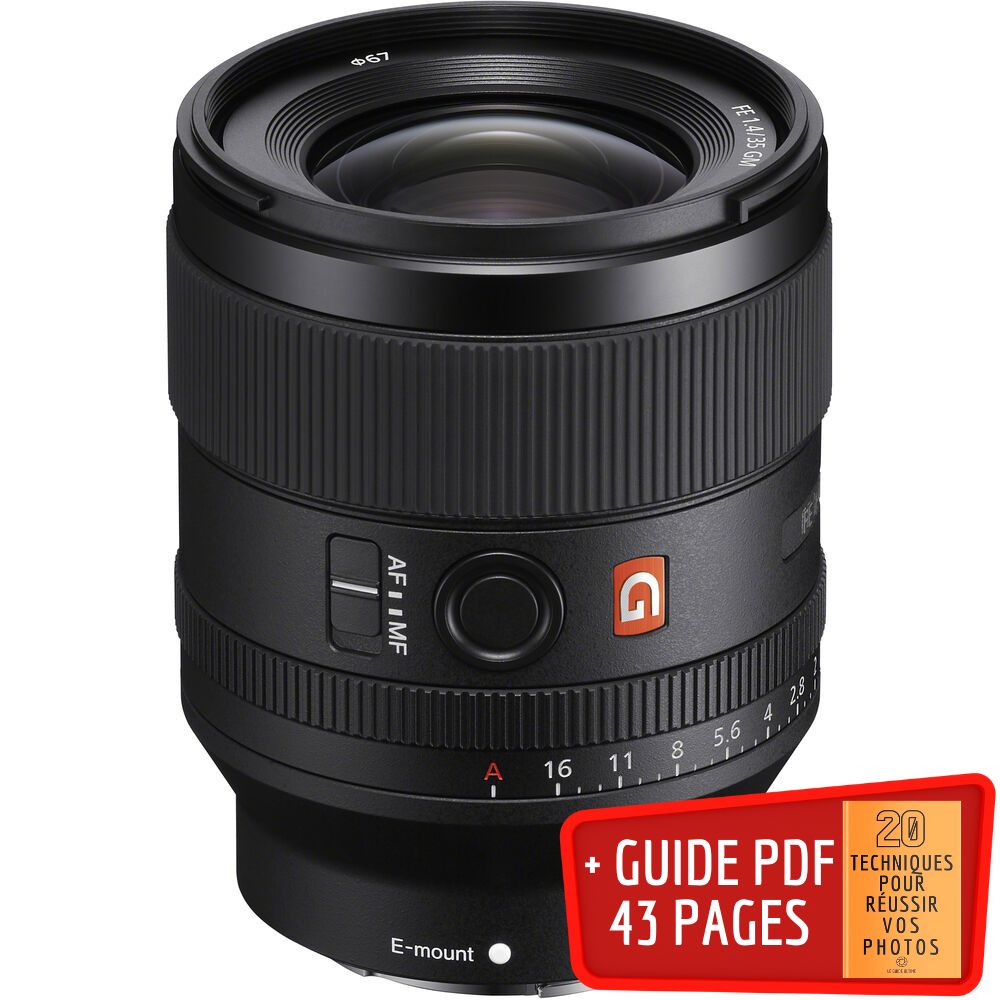 Sony FE 35mm f/1.4 GM Lens + PDF Guide: 20 Techniques for Successful Photos