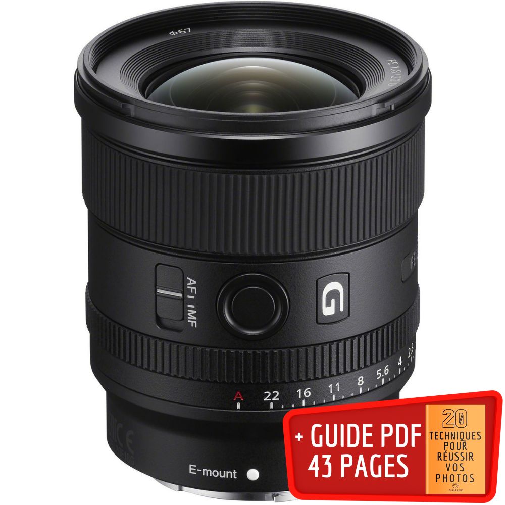 Sony FE 20mm f/1.8 G Lens