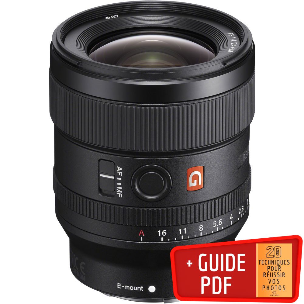 Sony FE 24mm F1.4 GM Lens + PDF Guide: 20 TECHNIQUES FOR SUCCESSFUL PHOTOS