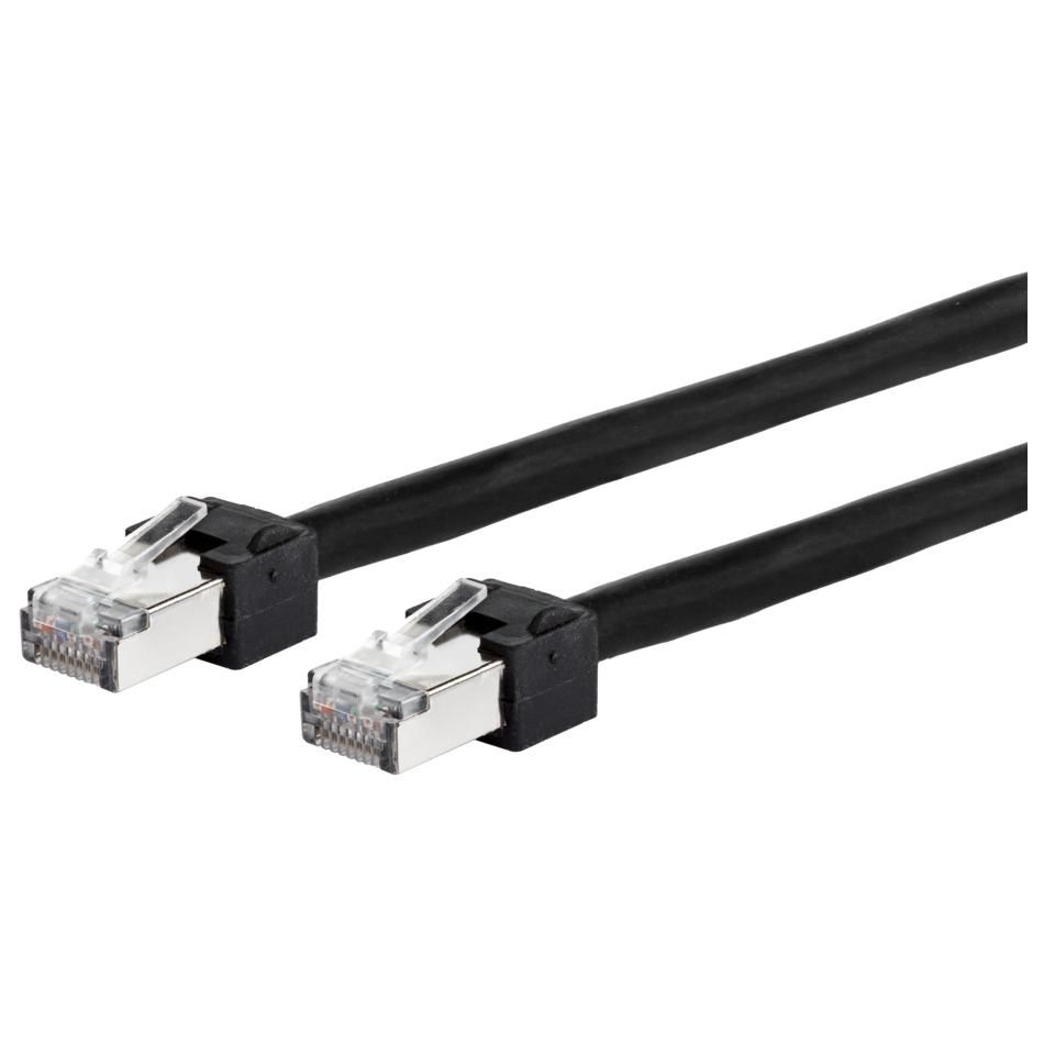 Metz Connect Cat5e Network Cable, 10m, Black (S/UTP STP)