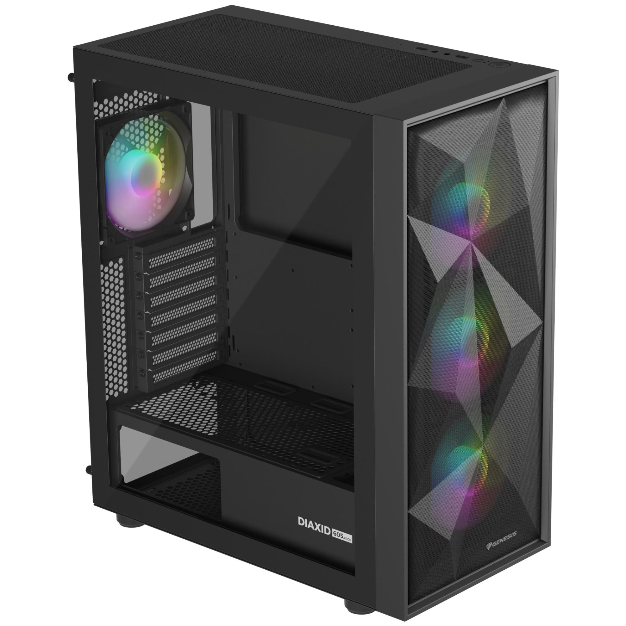 Genesis Diaxid 605 ARGB Midi Tower Black