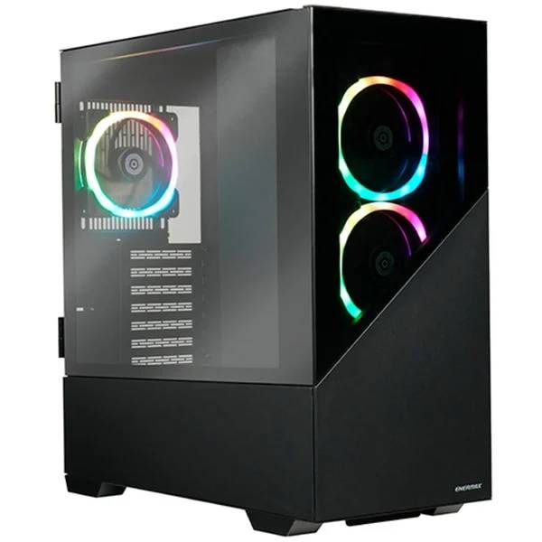 Enermax K 8 ARGB Mid-Tower Case - Black - RGB - Window