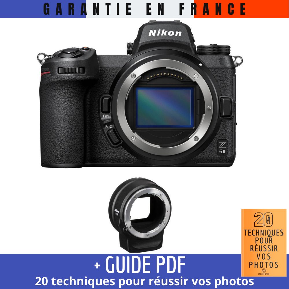 Nikon Z6 II Body + Nikon FTZ + PDF Guide: 20 TECHNIQUES FOR SUCCESSFUL PHOTOS