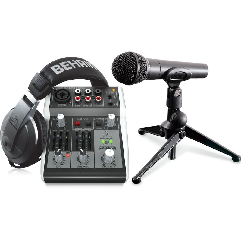 Behringer Podcastudio 2 USB Recording Pack