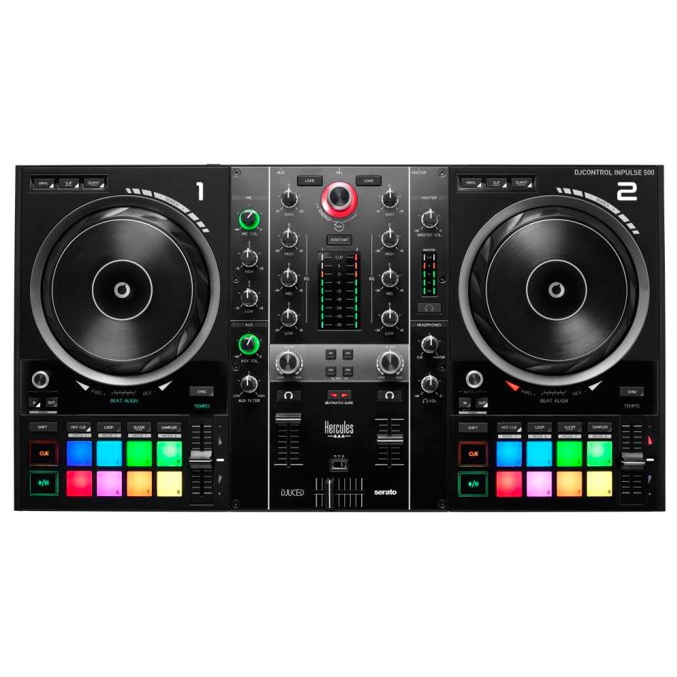 Hercules Inpulse 500 Digital Vinyl System (DVS) - Black