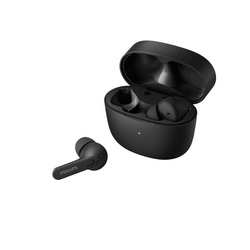 Auriculares inalámbricos Philips TAT2206BK con micrófono - Intraaurales - Bluetooth - Aislamiento acústico - Negro