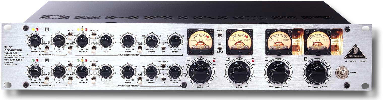Behringer T1952 Tube Composer - 2U Rack Compressor